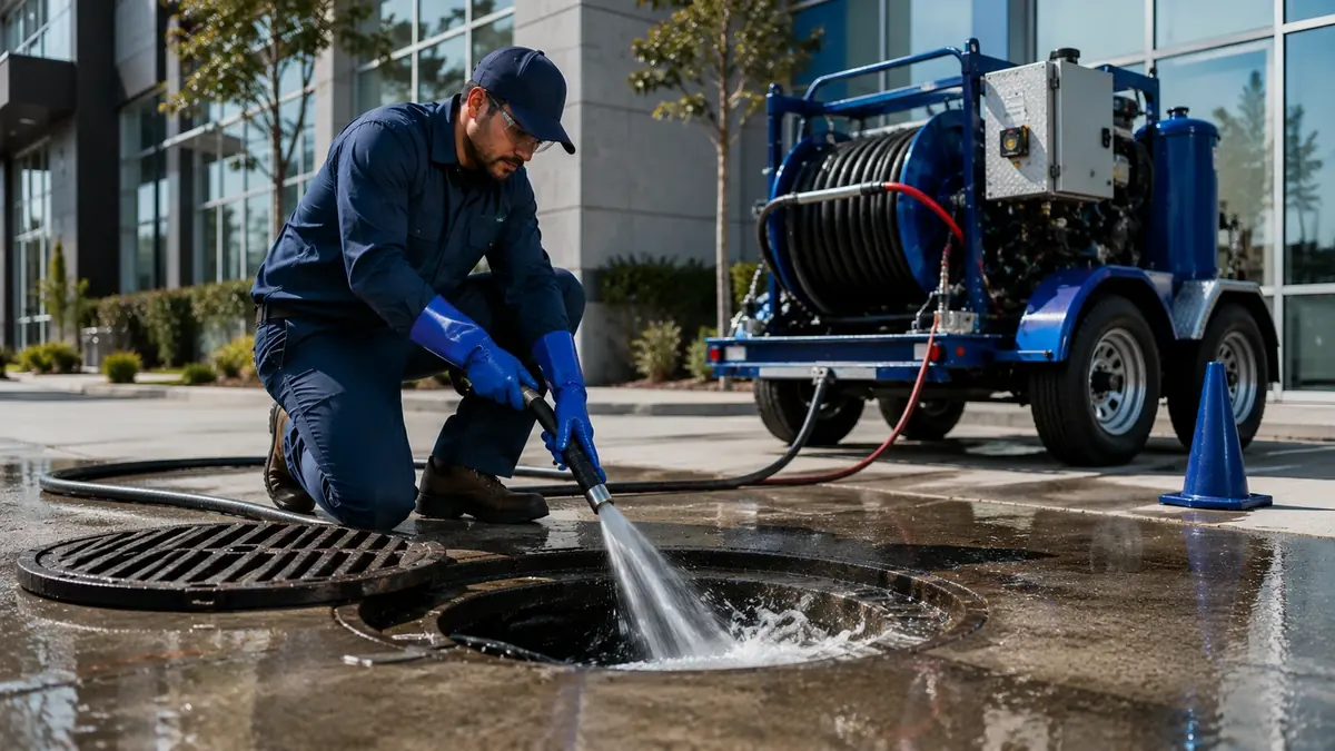 Commercial Hydro Jet Drain Cleaning in Idyllwild