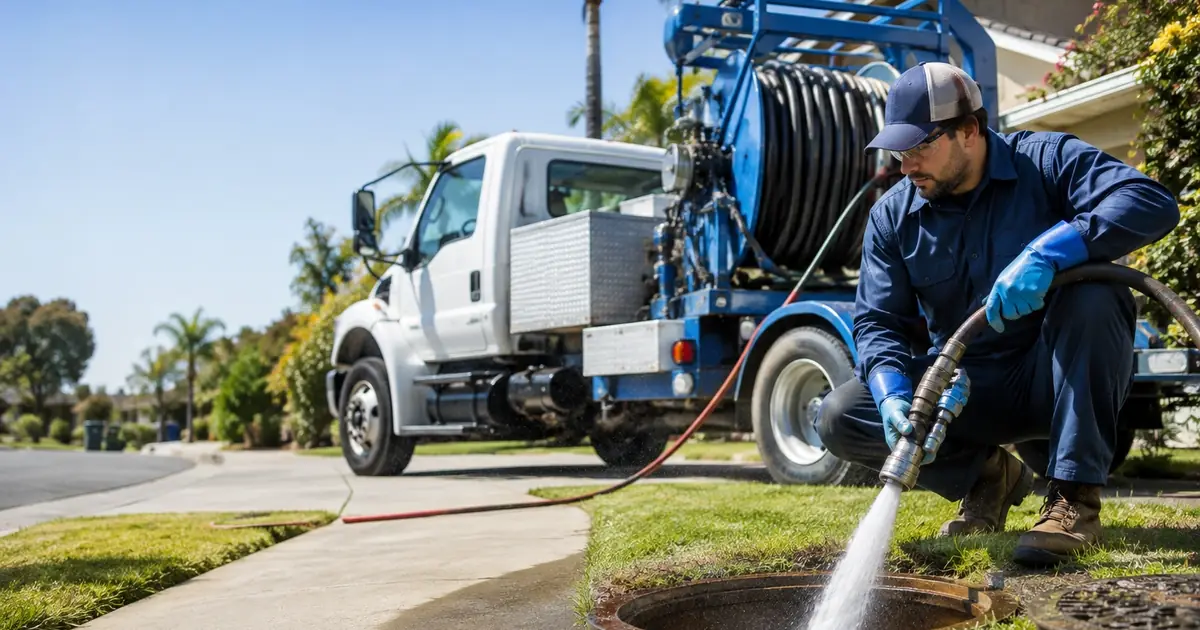 Hydro jet sewer cleaning Idyllwild