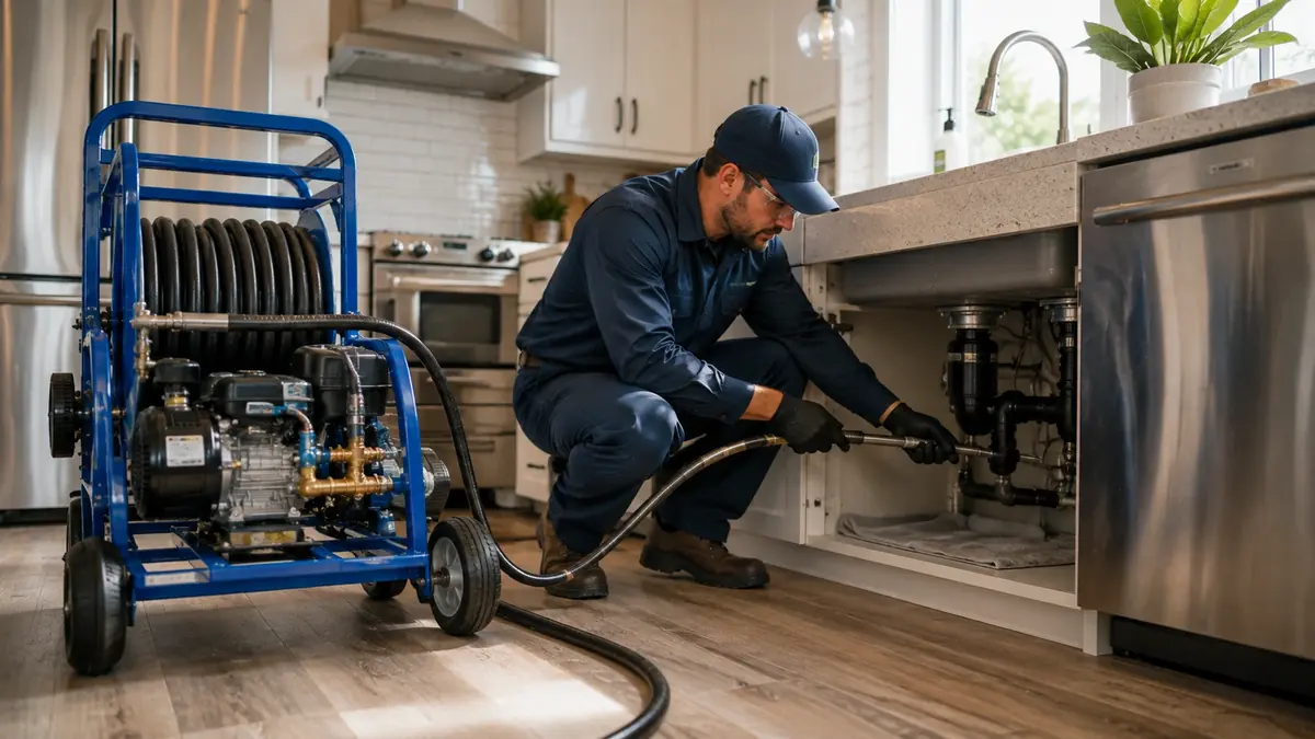 Kitchen Drain Hydro Jetting in Idyllwild