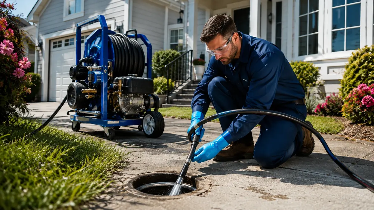 Residential Hydro Jet Drain Cleaning in Idyllwild