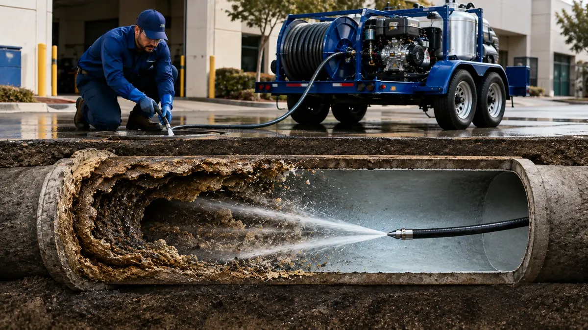 Sewer Pipe Descaling in Idyllwild